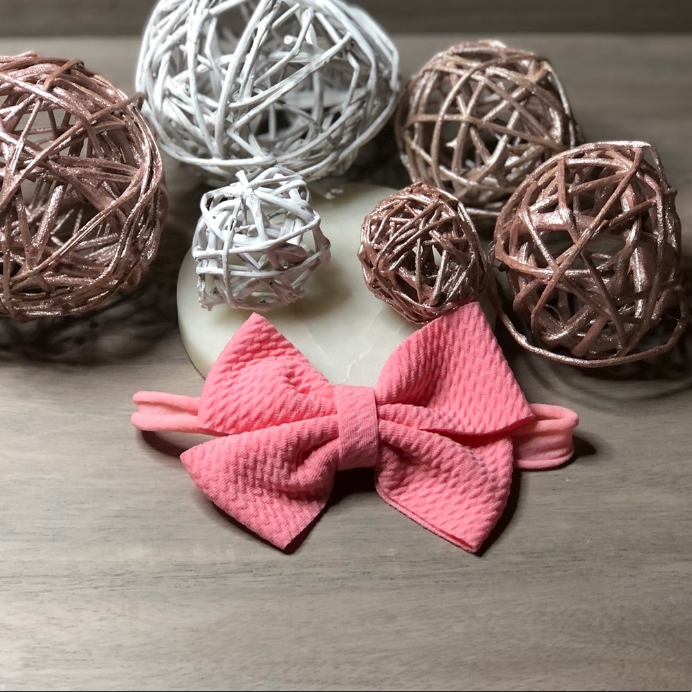 BOW HEADBANDS!! Set of 10 infant bow headbands 🌈 - Picture 2 of 10